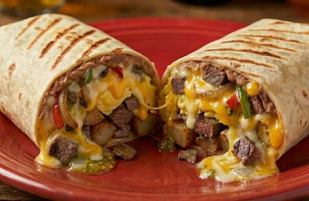 #9 Steak 12" Breakfast Burrito