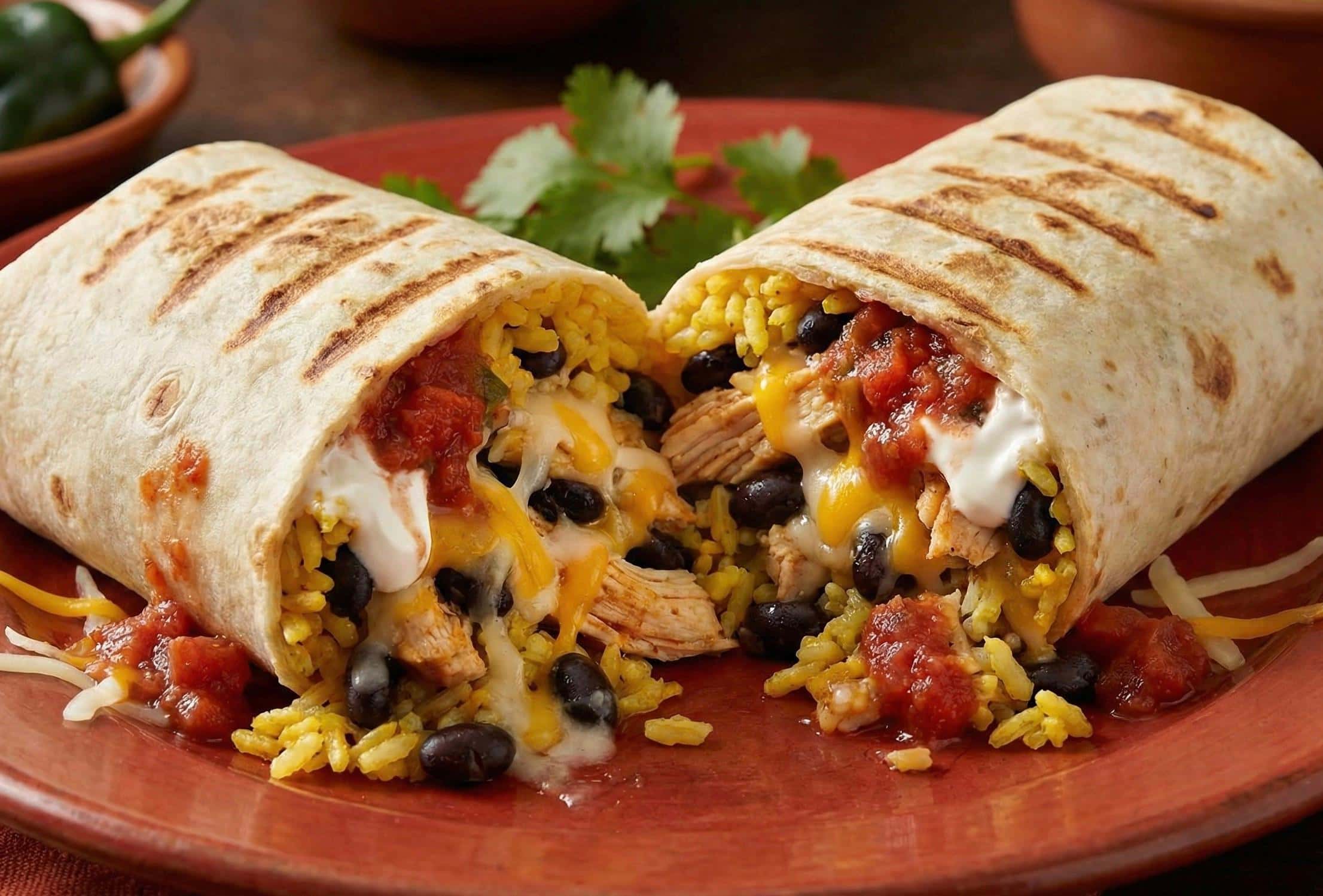 Poblano Burrito