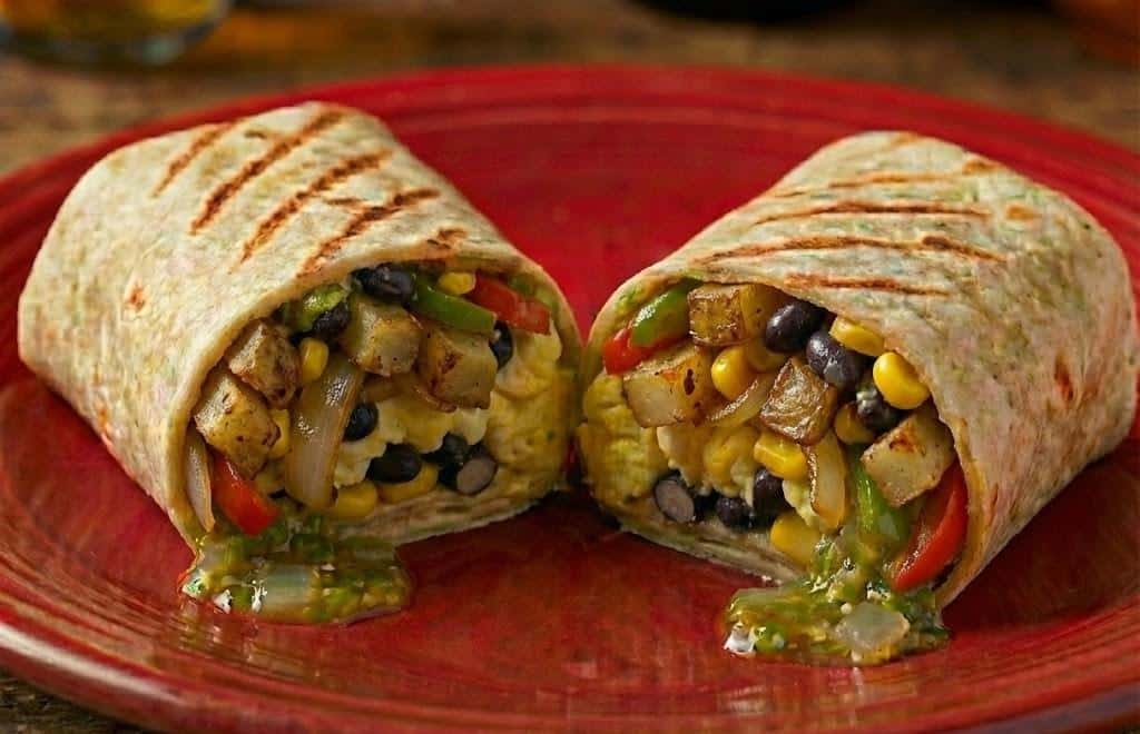 #5 VEGAN 10" Breakfast Burrito